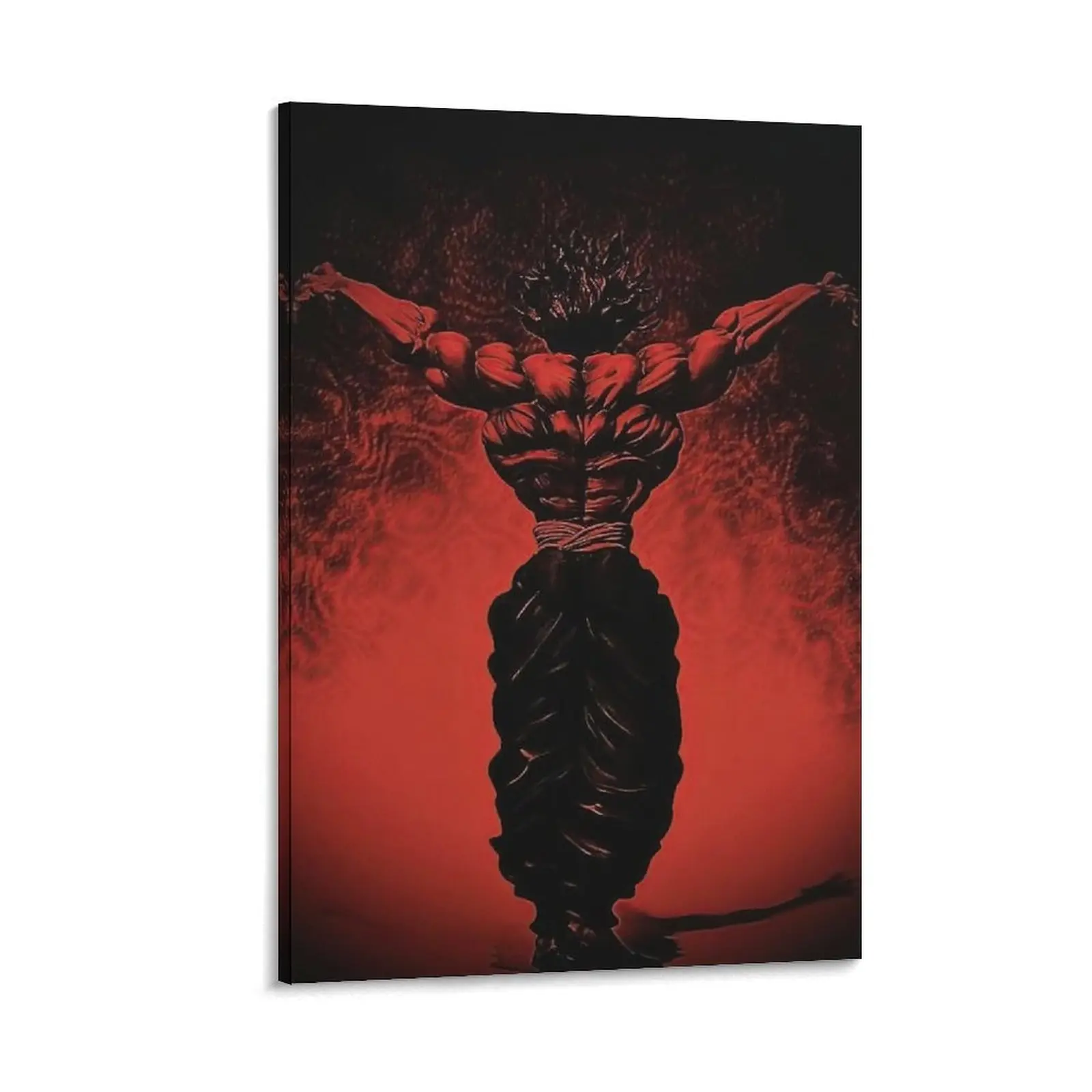 Baki The Grappler Anime Posters, Hanma Yujiro Cool Art Canvas Prints, Wall Art Picture, Modern Bedroom & Family Living Room Decor. Canvas Poster Bedroom Decor Sports Landscape Office Room Decor Gift Frames Ornaments Artistic Decoration