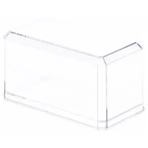 Pioneer Plastics Plastic Display Case for 1:64 Scale Cars, 3.5" W x 1.625" D x 1.75" H (Mailer Box)