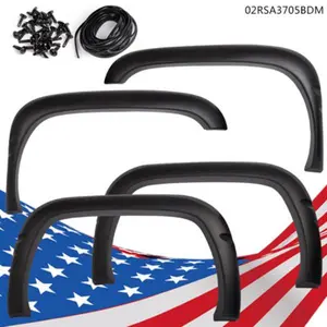 CROSSDESIGN Textured Factory Bolt Fender Flares Fit For 1994-2001 Dodge Ram 1500 2500 3500