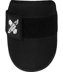 Exxact Sports Plain Baseball Elbow Guard Youth & Adult , Batters Softball Elbow Guard Baseball with Adjustable Straps - (Black)