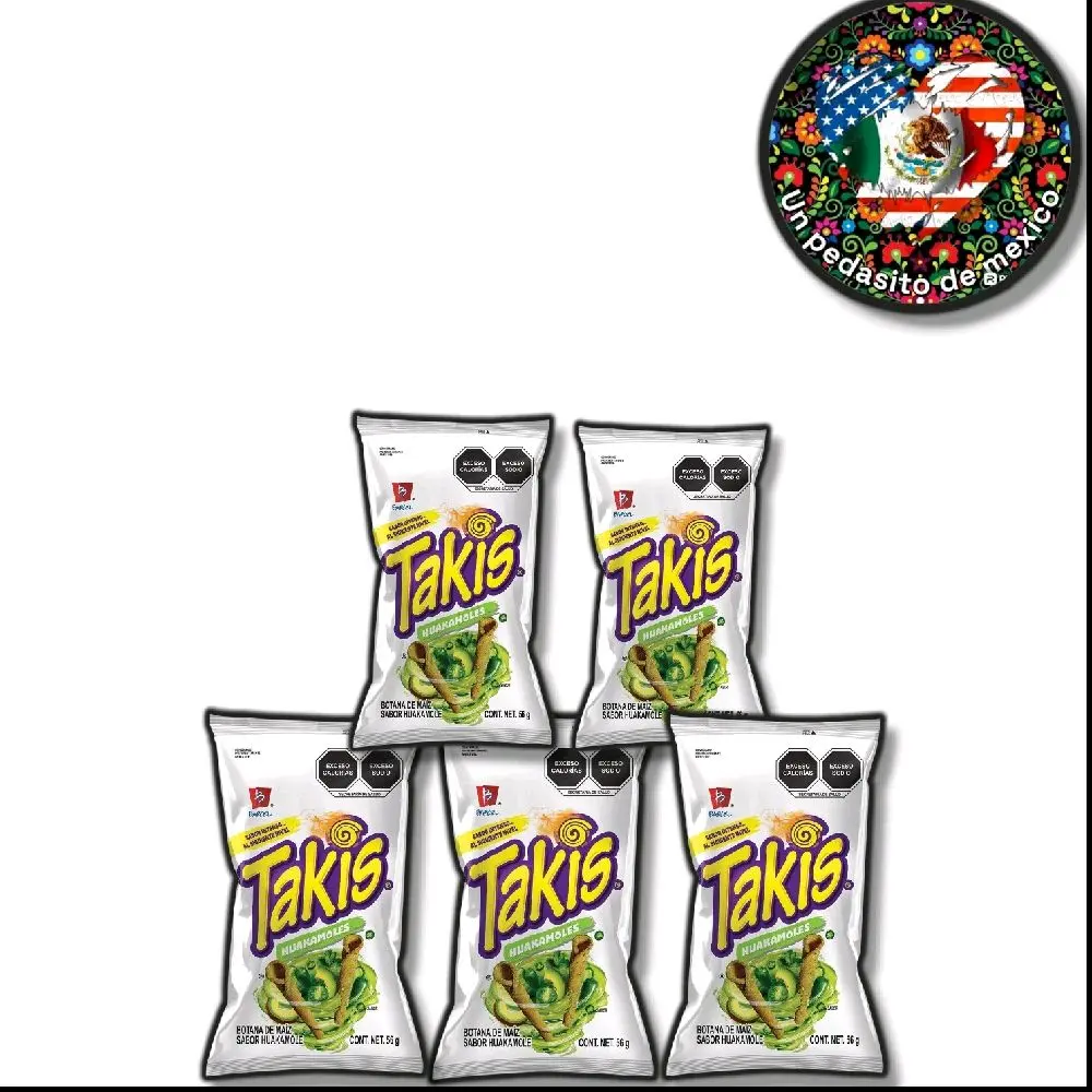 5-Pack Takis Guakamoles Snacks