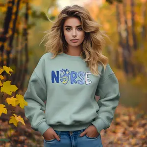 VanGogh Inspired Anatomical Heart Nurse Crewneck Sweatshirt