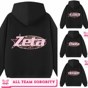Midnight Sorority Hoodie, Sorority Apparel, Greek Letter University Apparel, Womenswear