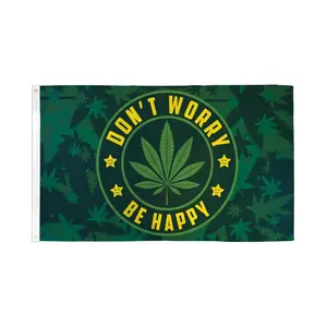 MJ Themed "Don't Worry" Banner, 3x5ft Dye Sublimation Polyester Flag, Bold Colors Backdrop for Home & Festive Party Supplies