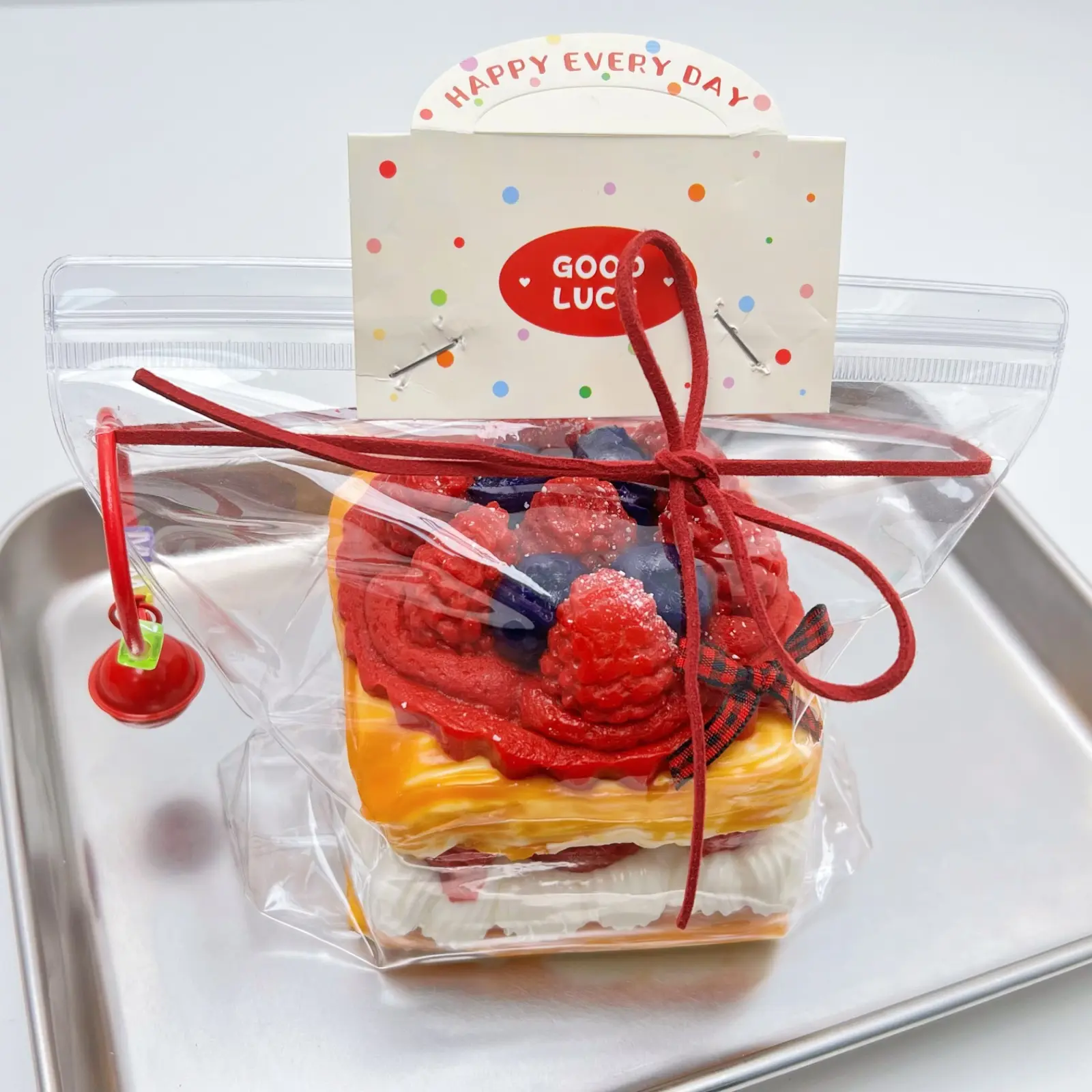 Blueberry and Raspberry Square Cake - No Drizzle S