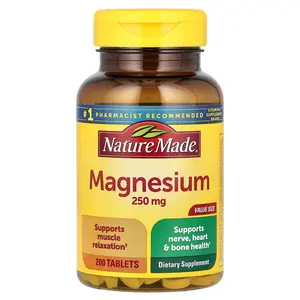 Nature Made Magnesium, 250 mg, 200 Tablets