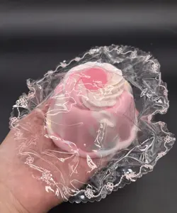 Frozen butter Large strawberry pudding taba squishy toy