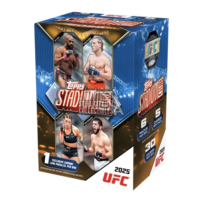 2025 Topps Stadium Club UFC Blaster Box Sports Cards Box Sports Trading Cards