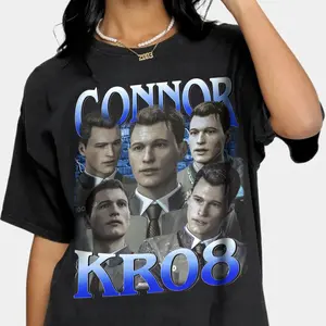 Limited Connor Vintage T-shirt Gift Unisex, Connor Retro 90s Shirt, Connor Y2k Shirt, Connor Fan Fashion Tees, Oversized Retro Bootleg Shirt