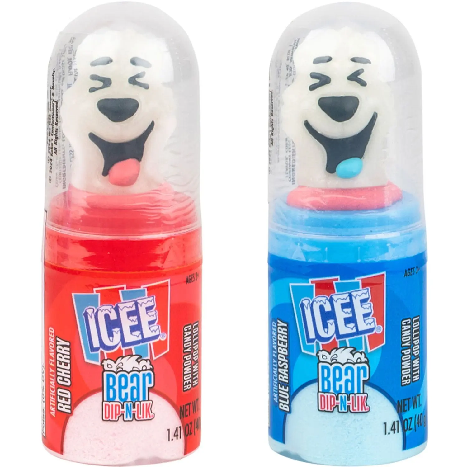 ICEE Bear Dip-N-Lik | ICEE Bear Lollipop & Candy Powder (1 Dip-N-Lik)