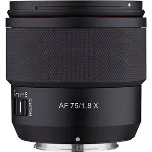 Rokinon 75mm F1.8 AF Compact Full Frame Telephoto Lens (Fuji X), Camera, Af Focus