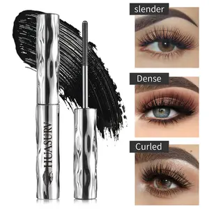 Huasurv Mascara Tube, Voluminous Lengthening Mascara, Long-Lasting Waterproof, Voluminous Curling, Smudge-Proof, Easy to Use, Perfect Gift for Beginners, Beauty Mascara