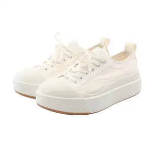 Pre-owned BOTTEGA VENETA Canvas Small Leather Goods Vulcan Sneakers