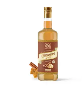 ChocZero Sugar Free Coffee Syrup, Cinnamon Dolce Flavor, Simple Syrup Drink Mix, Brown Sugar Latte, Protein Shakes & Baking, Gluten Free, All Natural, 25.4 Ounces (Pack of 1)