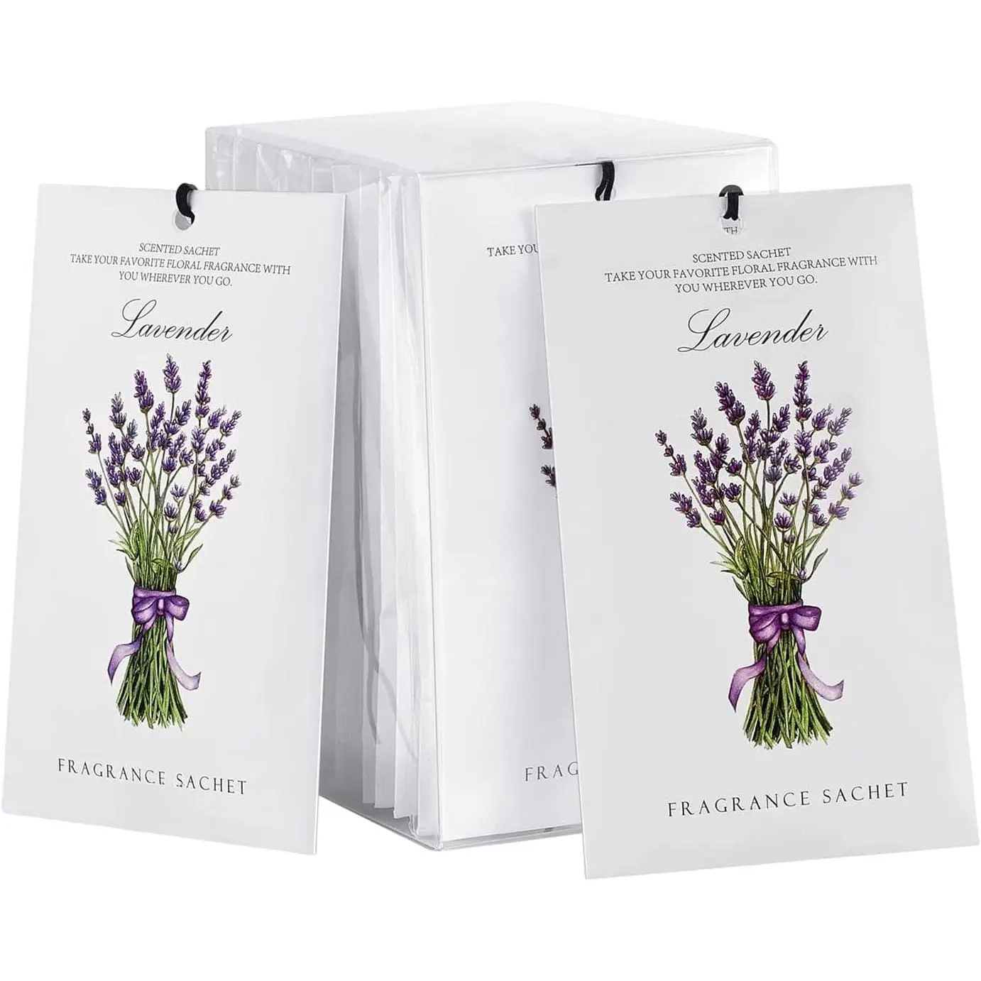 12 Pack Lavender Scented Aroma Sachets - Light Home Fragrance Air Freshener Odor Eliminator for Drawer, Closet - Ideal for Mom, Dad, Birthday, Father's Day Gifting