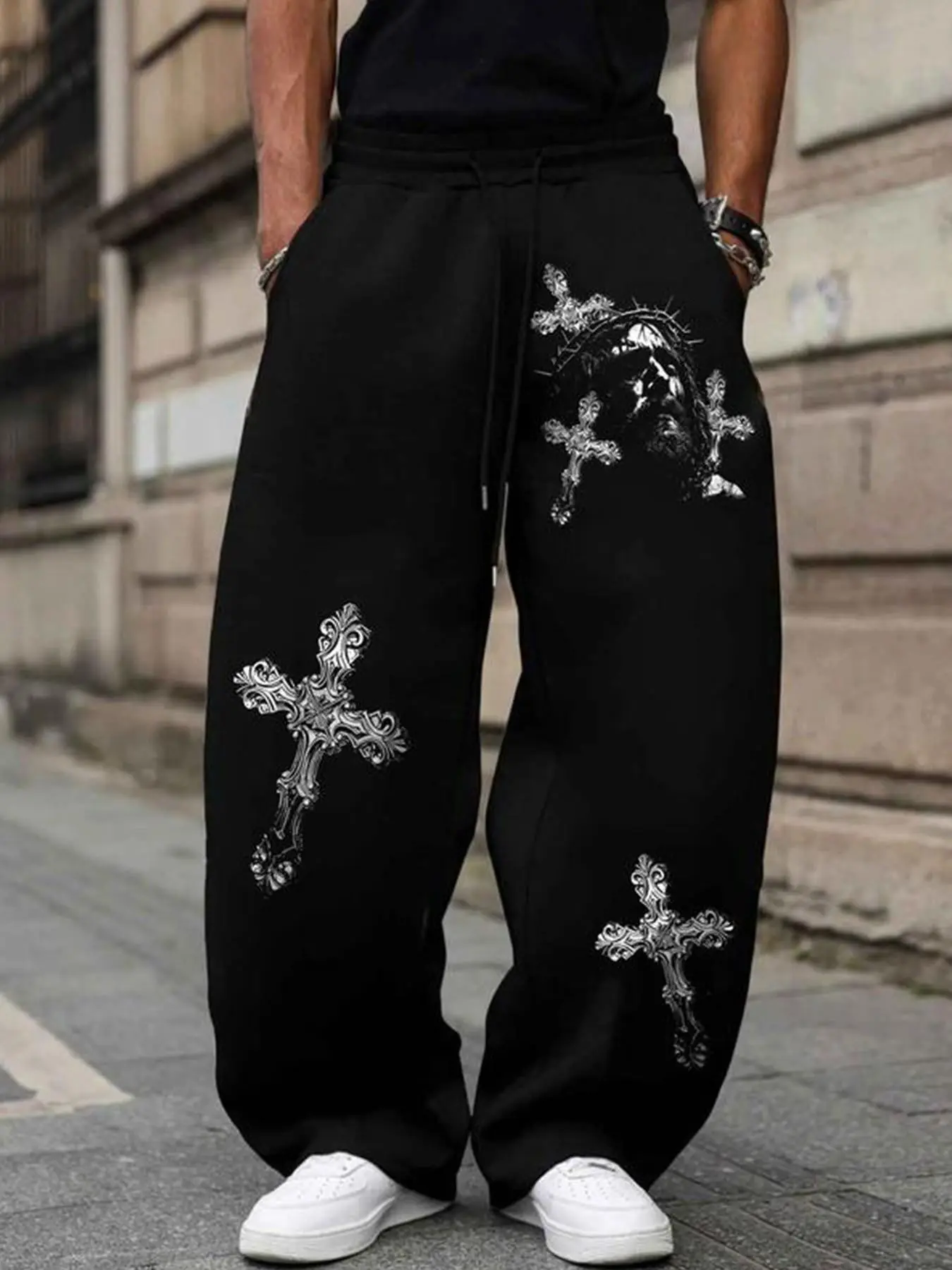 pants with the cross on it name - TikTok Shop