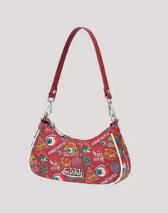 Womens Von Dutch Allover Print Shoulder Bag