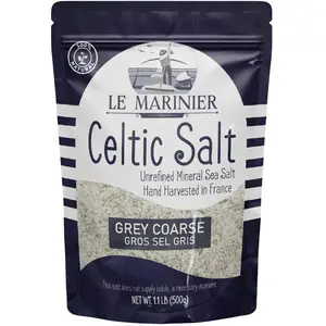 Le Marinier Celtic Salt Grey Coarse Sea Salt 1.1lb Mineral-Rich Unrefined Sea Salt 100% Natural Hand Harvested Low Sodium