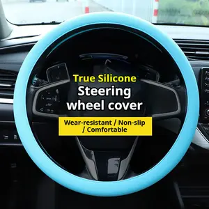 Car truck steering wheel cover silicone anti-slip creative new general car steering wheel cover car handle cover