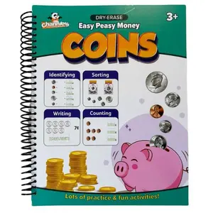 Channie’s Easy Peasy Dry Erase Money Book: Coins