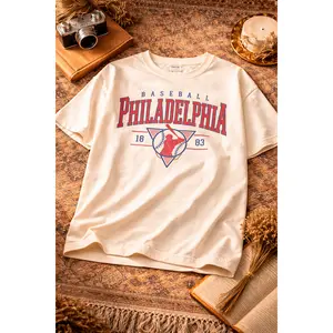 Comfort color Philadelphia baseball tee, baseball Shirt, Comfort Color Baseball shirt, Baseball Mom, Philadelphia Baseball Sweatshirt