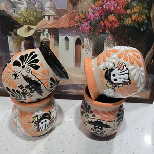 Halloween Clay Mugs