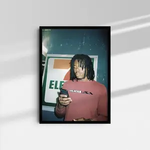 Lucki Wall Art - Lucki The Rapper - Rapper Wall Art - Rap Artist Poster Print - Lucki Gift - Rap Decor