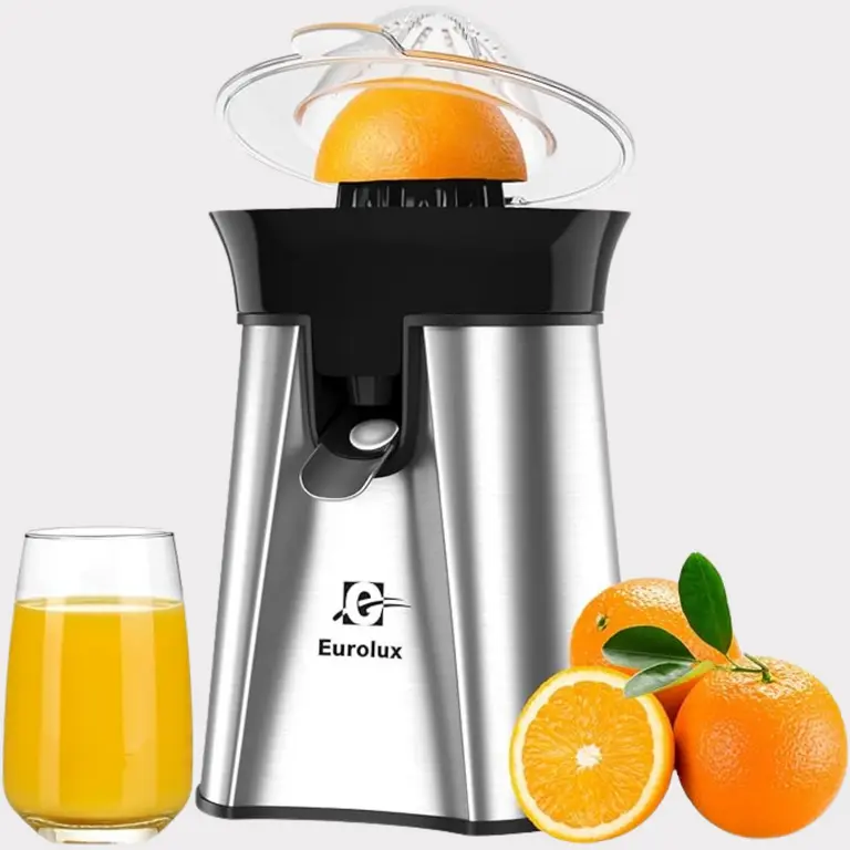CitrusFusion Elite: Precision Juicer Sleek Effortless Citrus Juice Squeezer for Lemon, Lime, Grapefruit | Powerful Motor With 2 Cones for all Size Fruits Easy to Clean, Removable Dishwasher-Safe Parts