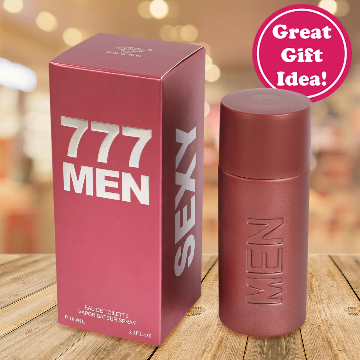 777 Men Sexy Eau de Toilette Spray Cologne for Men 100ml/3.4fl.oz