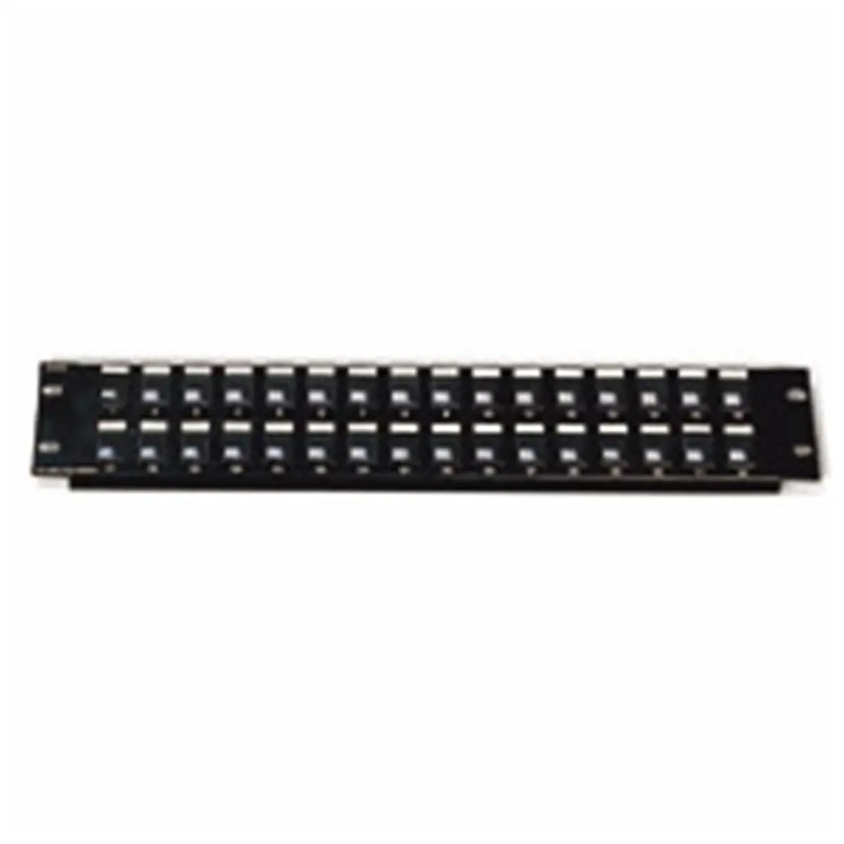 Cables To Go Ethernet Patch Panel, 16-Port Unloaded, Wall Mounted and Rack Mountable for Custom Network Setup, 19In, Blank Keystone/Multimedia Patch Panel, Configurable Solution, Cutouts For All Jacks, Keystone Inserts, Snap-In Jacks