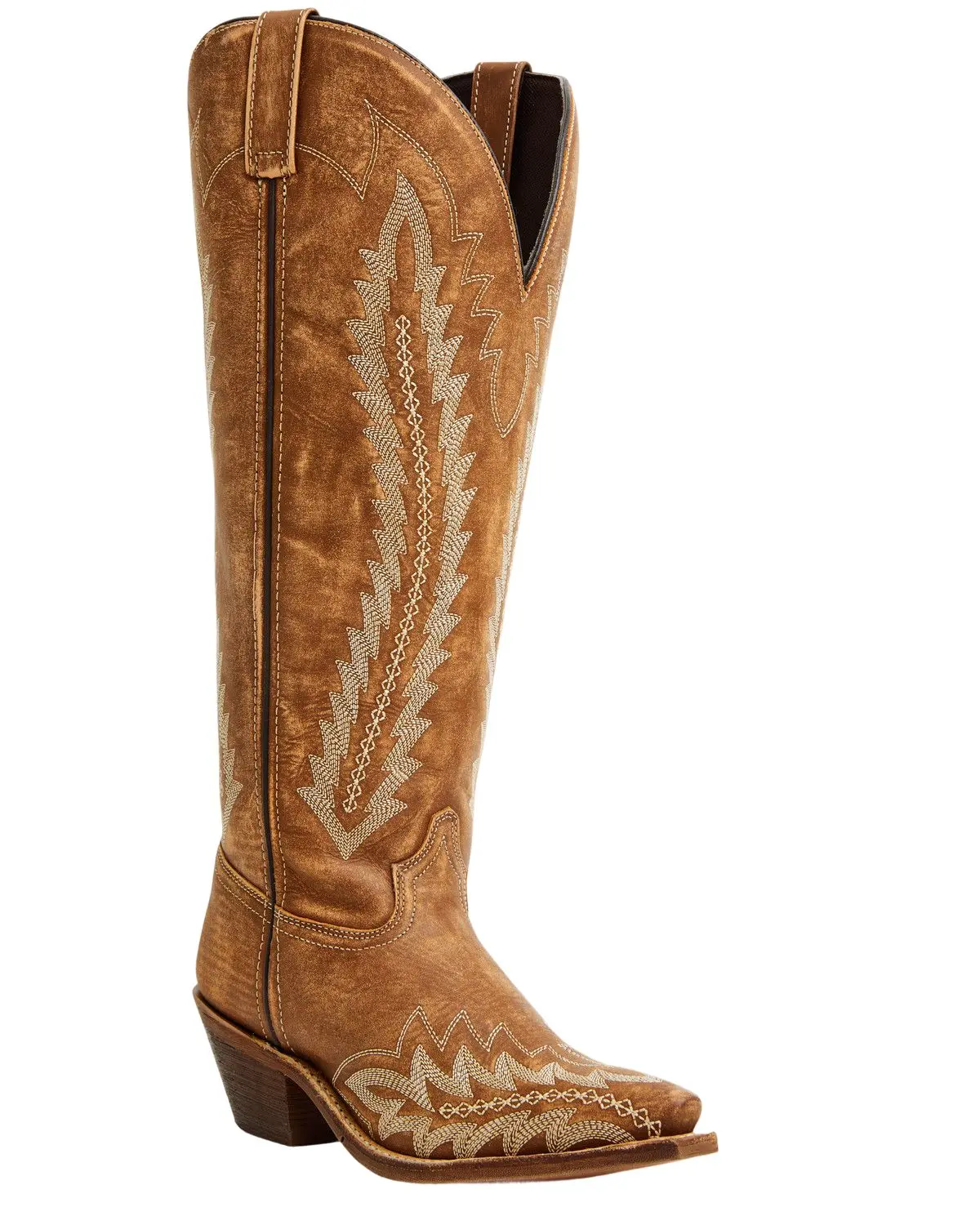 Laredo Women's Women'S Roxelle Wide Calf Tall Western Boot Snip Toe - 2055Wc
