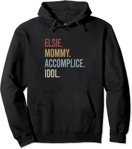 Elsie Mommy Accomplice Idol Retro Style Vintage Pullover Hoodie - Jatinderpa Shop 37B09G785MY9