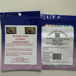 Sugar free cherry cheesecake mix