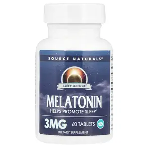 Source Naturals Melatonin, 60 Tablets