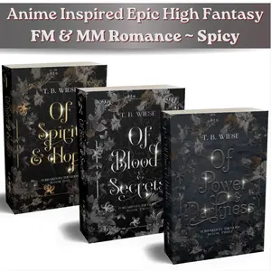 Complete Trilogy - Of Spirit & Hope, Of Blood & Secrets, Of Power & Darkness by T. B. Wiese - Paperback or Hardcover - Adult Fantasy Series