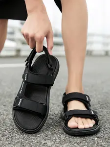 Men's Summer New Low-Top Sandals, Comfortable Durable Shoes, Perfect for Casual Beach Play, Daily Use Ideal Choice, Fashion Design