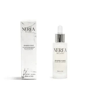 NEREA Sempreverde - Organic Anti-Age Serum - Plant-based, Rejuvenating, Hydrating, Revitalizing, Firming
