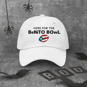 Embroidered Here for the Benito Hat, Vintage Caps, Dad Hat
