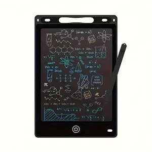 21.59 Inch LCD Writing Board, Erasable Drawing Board for Kids 3-8 Years, Educational Birthday Gift, Colorful Border, PVC Material