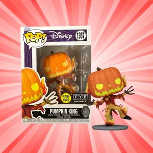 Funko Pop! Disney Pumpkin King GITD FYE Exclusive #1357