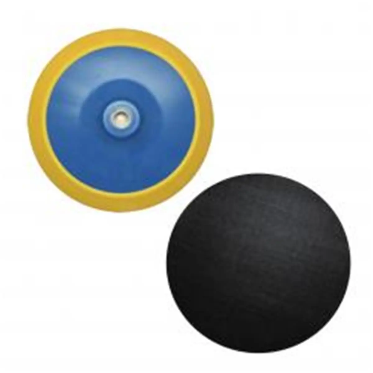212 MAIN Urethane Sanding Pad, 8" Dia., Medium Hardness, Threaded Hub with 0.63-11 Thread, Suitable for Flat & Curved Surfaces