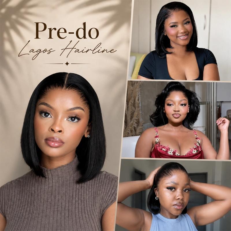 LUVME Lagos Hairline Silky Straight Glueless Wig 13x4 Frontal Pre-Cut HD Lace Natural Black Flexi-Fit Invisi Drawstring Cap LUVME Lagos Hairline Silky Straight Glueless Wig 13x4 Frontal Pre-Cut HD Lace Natural Black Flexi-Fit Invisi Drawstring Cap