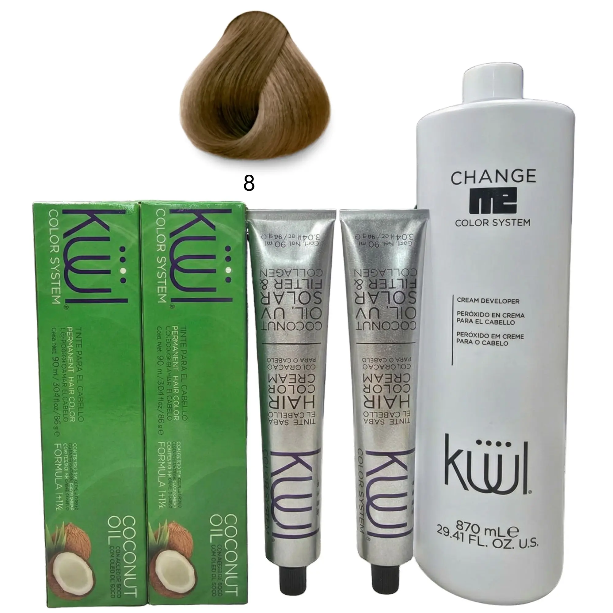 8 LIGHT BLONDE/RUBIO CLARO