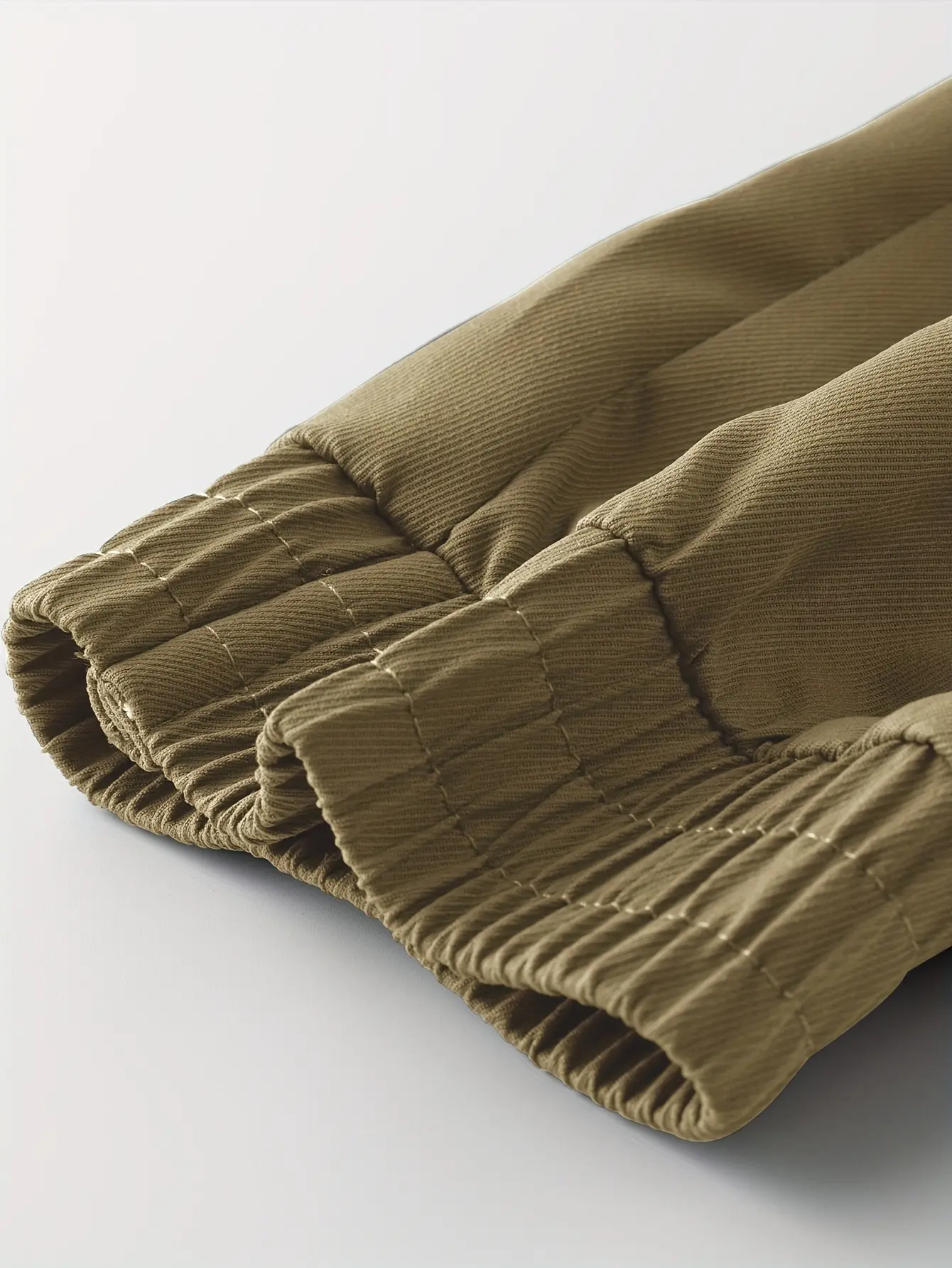 Two-pack: woven plain fabric and solid-color men’s cargo pants featuring an elastic waistband with drawstring, a loose straight tapered fit, multiple pockets including large pockets—ideal for everyday casual wear and work, perfect for cargo outfits and ou Two-pack: woven plain fabric and solid-color men’s cargo pants featuring an elastic waistband with drawstring, a loose straight tapered fit, multiple pockets including large pockets—ideal for everyday casual wear and work, perfect for cargo outfits and ou