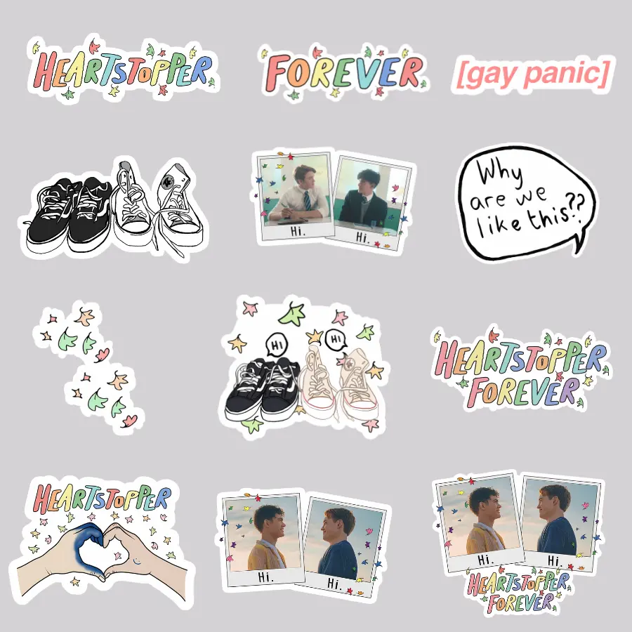 [DIE-CUT STICKER] Heartstopper sticker, Nick and Charlie Sticker, Gift for Fan