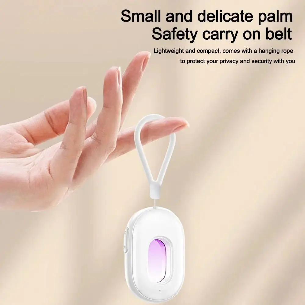 Portable Compact Smart Camera Detector - Sound & Light Alarm Alert, Anti-Peeping Signal Detector for Travel Safety & Privacy Protection