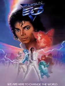 [SALE UP TO 45%] 1986 Captain EO Movie Poster Michael Jackson Anjelica Houston