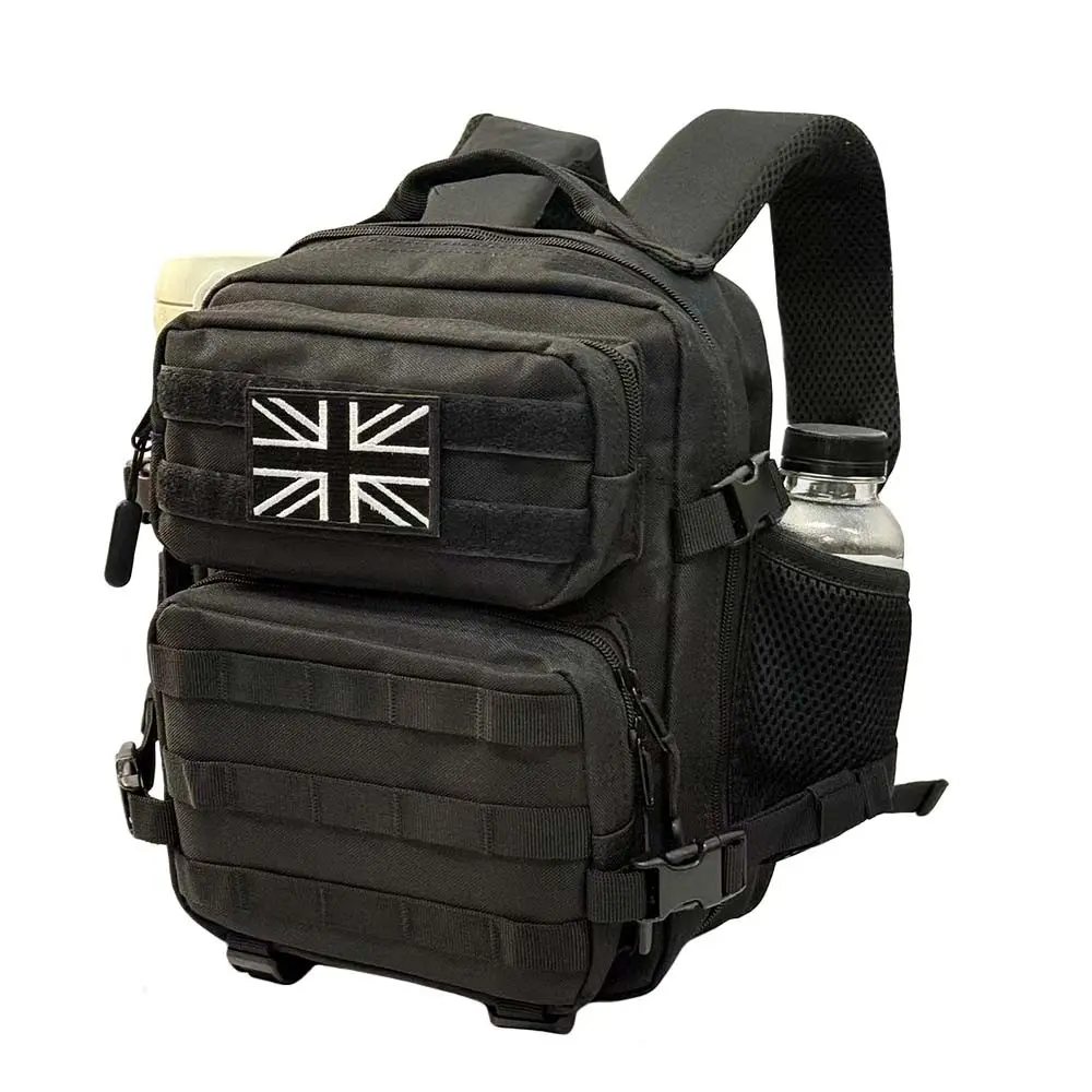 Men Women Tactical Backpack, Multifunctional Backpack, 9L Three-Day Assault Pack, Small Capacity Shoulder Bag with Molle System, Nylon Sports Bag, Durable Molle Backpack