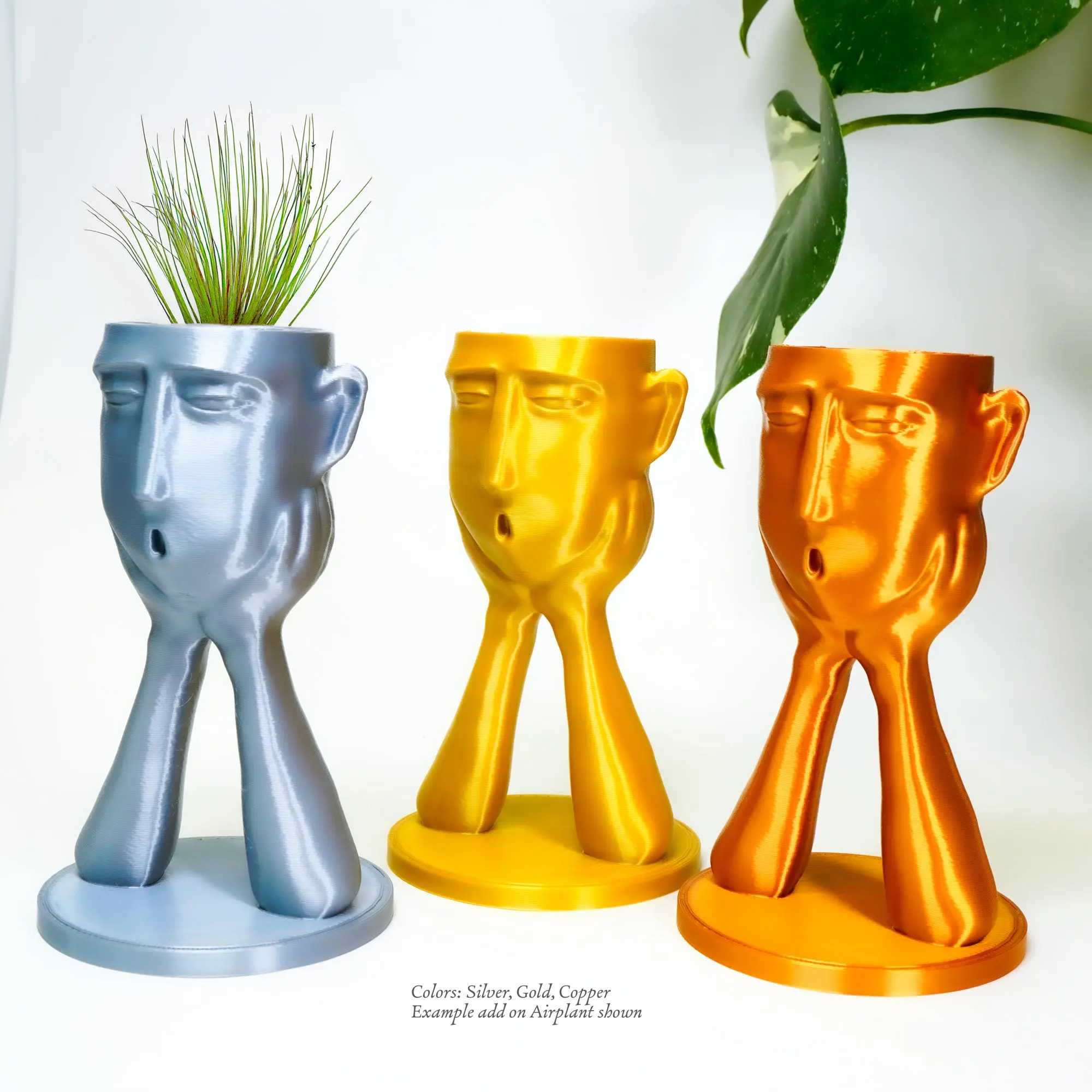 Stonehenge “Oops” Air Head Planter - Home & Garden