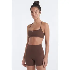 CloudForm Strappy Back Sports Bra - Brown N